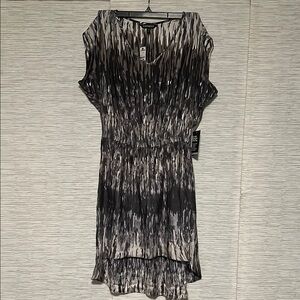 Express Black and Gray Women's Dress